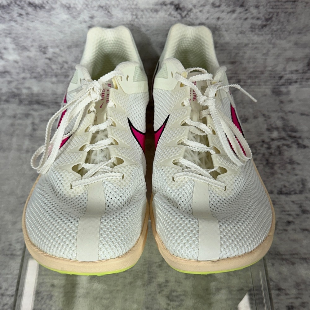 New No Box Nike Zoom Rival Distance Track Spikes Men's Size 11 White Pink DC8725 - Picture 8 of 9